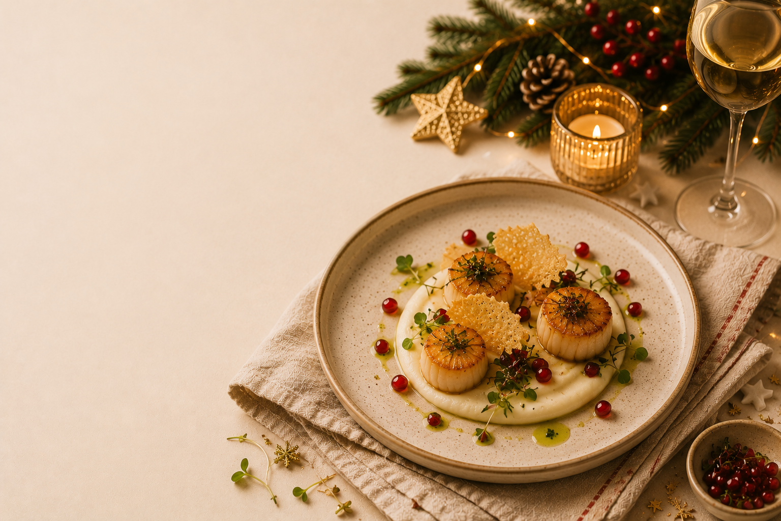 Taller de cocinando la Navidad